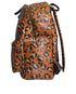 Leopard Print Backpack, bottom view